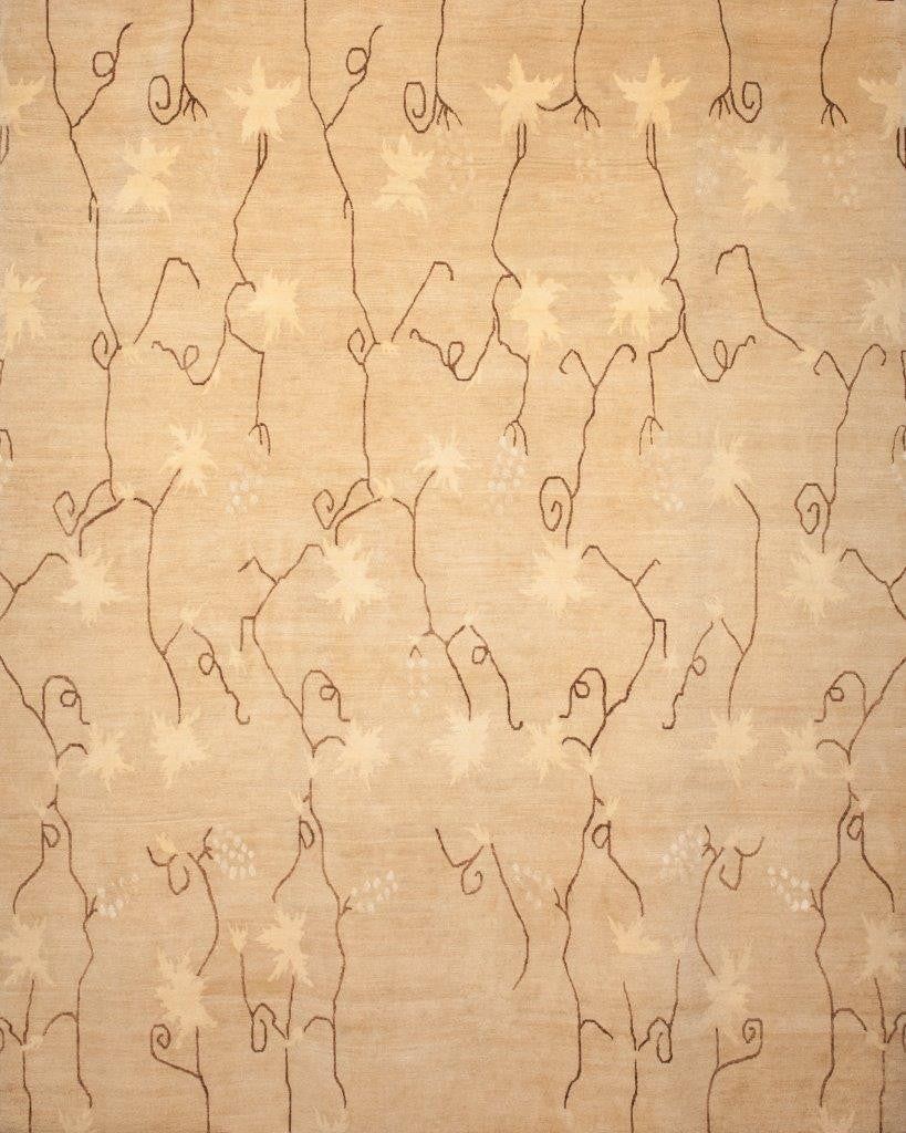 Vines 8x10 Wool/Silk