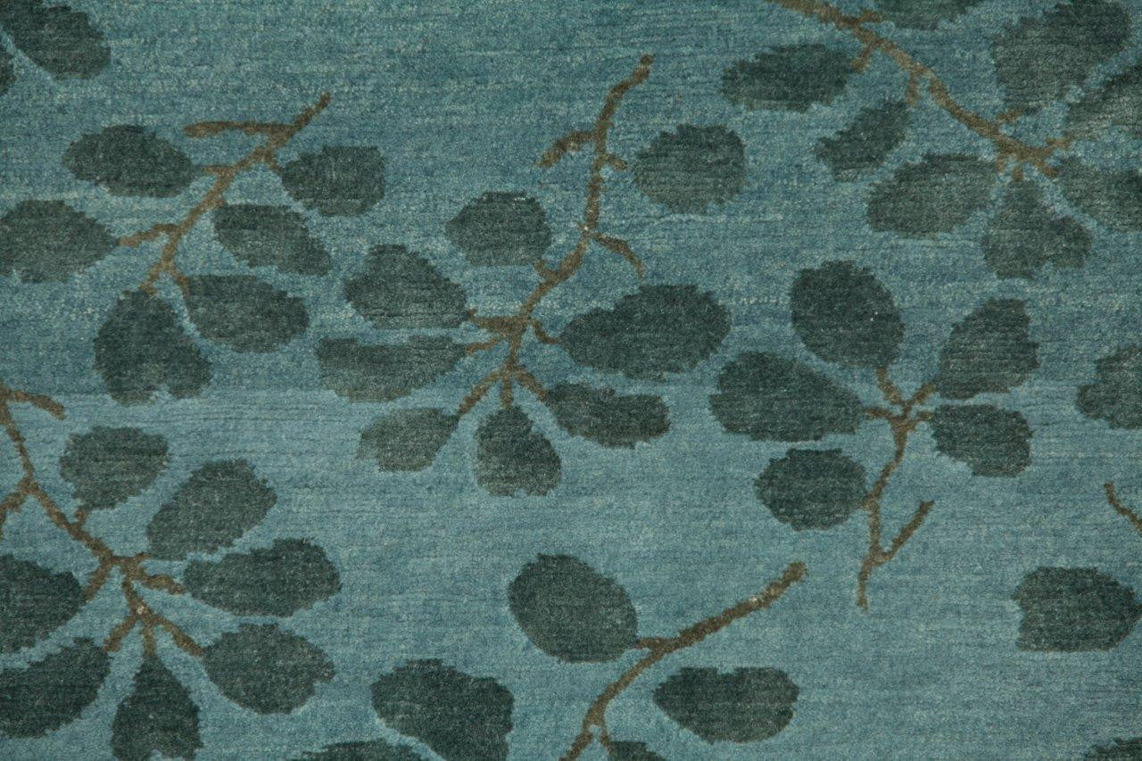 Pema Leaves 9X12 Wool/Silk